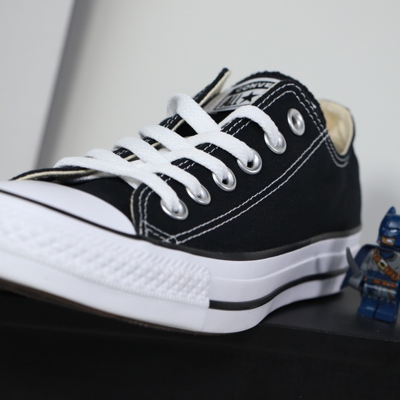 Classic Black Converse All Star Low Top - Picture 3 of 7